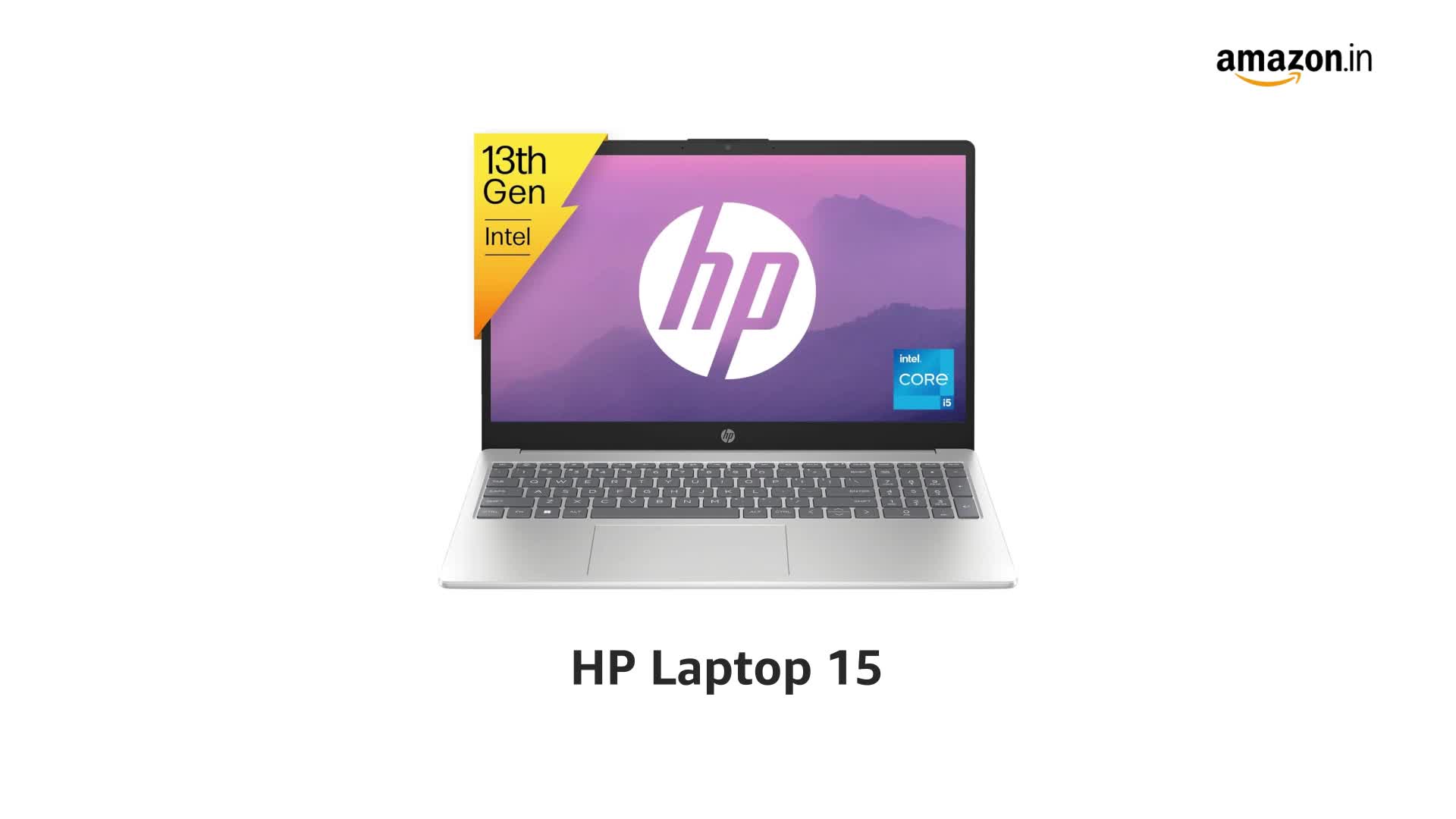 HP Laptop 15, 13th Gen Intel Core i5-1335U, 15.6-inch (39.6 cm